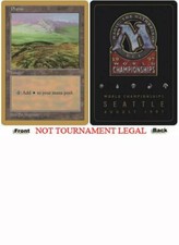 Plains (5th Edition D - Janosch Kuehn - 1997) World Championship NM ABUGames