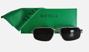 NEW BOTTEGA VENETA BV1128S 003 Pilot/Square Unisex Sunglasses 58-17-145 XL - Picture 1 of 17