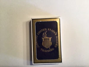 GEMACO Blue USA Olympic Training Center Playing Cards Gently Used - Picture 1 of 3