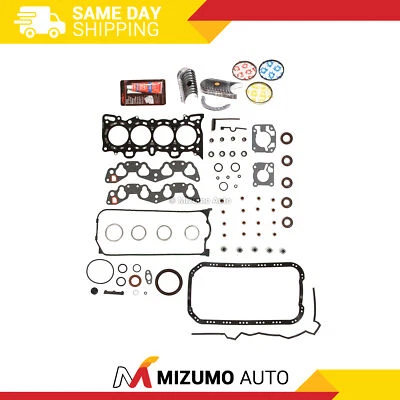 Juego completo de juntas rodamientos anillos aptos 92-95 Honda Civic Del Sol D16Z6 Foto 1 de 4