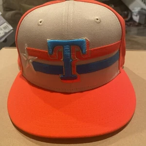 New Era Cream Texas Rangers 2024 MLB All-Star Game 59FIFTY ajusté 7 1/4 - Photo 1/5