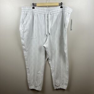 Athleta Farallon Printed Jogger Pants Size 24 Spliced Magic Veil Grey Travel