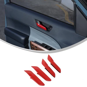 Cubierta interior de manija de puerta interior ABS rojo para Ford Maverick 2022+ - Imagen 1 de 15