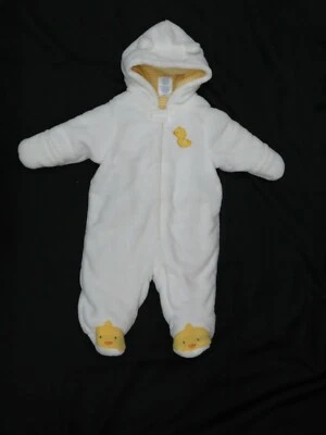 Traje de nieve Baby Chick 1 pieza y guantes escondidos - Cochecito Little Wonders de 3-6 meses Foto 1 de 4