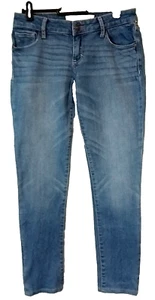 Abercrombie & Fitch Women's Jeans Size 26W/31L Straight Super Skinny Blue Denim - Picture 1 of 9