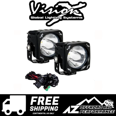 KIT DE LUZ LED CUADRADA CAÑÓN ÚNICO DUAL VISION X 3.0" CG2 DOBLE MÁS ALTA CALIDAD Foto 1 de 4