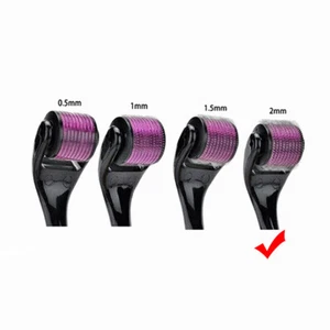 2.0mm Derma Roller Hair Regrowth Micro Needle Roller Beard Growth Anti Hair Loss - Picture 1 of 13