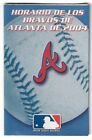 2004 Atlanta Braves MLB SPANISH Baseball Schedule !!!