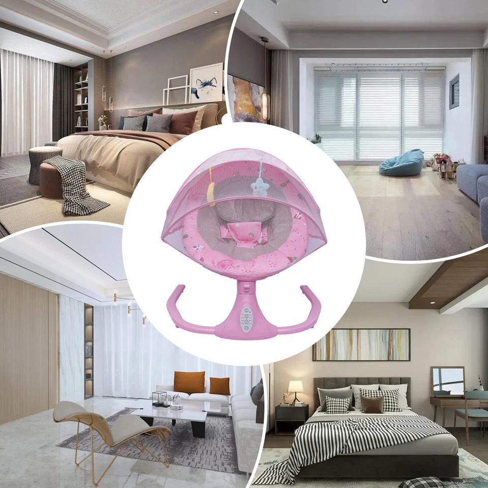 Asiento gorila eléctrico para bebé basculante silla basculante música bebé recién nacido control remoto Foto 1 de 4