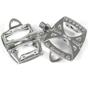 MKS Japan GR-10 Platform Pedals Silver Tour Commute Road Fixed Bike Bicycle - Picture 1 of 1