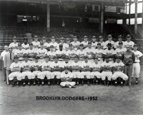 Brooklyn Dodgers~1952 Team Photo~Poster~16" x 20" Photo - Image 1 of 1