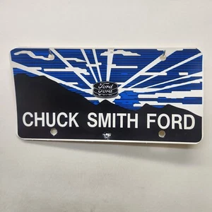 CHUCK SMITH FORD Dealership Advertising License Plate - Picture 1 of 2