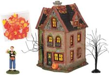 Dept 56 Halloween Village Halloween Spider House Set Of 4 6005481 New In Box