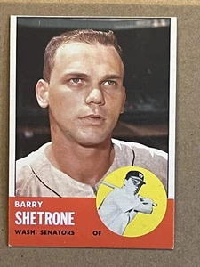 1963 TOPPS - BARRY SHETRONE SENATORS #276 - NICE CARD - Picture 1 of 2