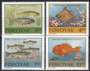 Faroe 1994 Yvert #250/53 fauna marina peces vida silvestre montado sin montar o nunca montado en muy buen estado - Imagen 1 de 1