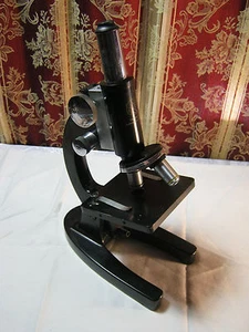 GRAF APSCO VINTAGE LAB MICROSCOPE WEST GERMANY Parts   AS IS  - Picture 1 of 9