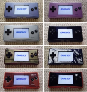 Nintendo Game Boy Micro Console Used Choice color GBA Region Free - Picture 1 of 9