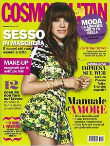 CARLY RAE JEPSEN COSMOPOLITAN MAGAZINE ITALY FEBRUARY 2013 - Picture 1 of 3