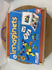 Imaginets Imaginative Play with Magnetic Shapes by MindWare - Picture 1 of 11