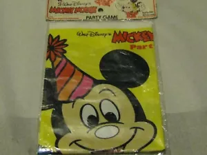 RARO-COLECCIONABLE~JUEGO DE FIESTA WALT DISNEY'S-MICKEY MOUSE~¡PEGA LA NARIZ A MICKY! - Imagen 1 de 2