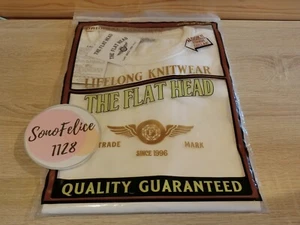 The Flat Head FN-THC-001 3 needles one off T-shirt THC PLAIN FLATHEAD WHITE NEW - Picture 1 of 14