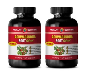  Ashwagandha Extrakt Kapseln ASHWAGANDHA WURZELEXTRAKT 770m entzündungshemmend 2B - Bild 1 von 8