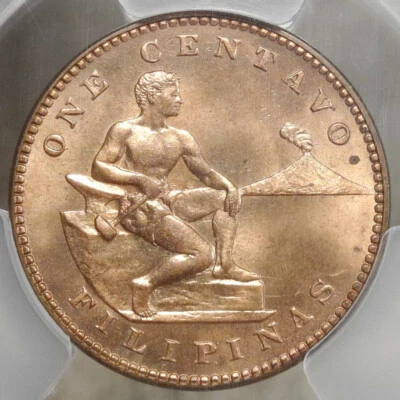 U. S. Philippines Centavo 1912-S, Choice Uncirculated, PCGS MS-64RB - Image 1 of 4