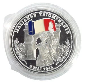 Medal Silver - Liberty Equal Fraternity - Marianne Tromphante - Picture 1 of 2