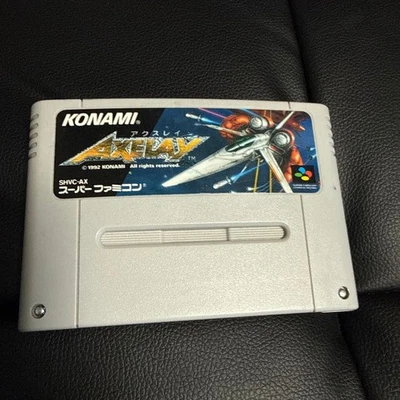 Axelay Super Famicom SFC SNES Rare Good Used Game Cartridge NTSC-J Japan JP - Image 1 of 4