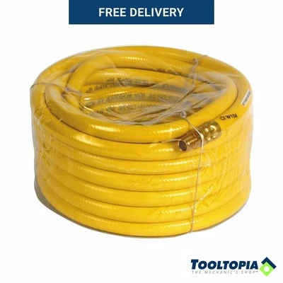 SIP Air Hose 25ft Reinforced PVC Compressor Line 300psi 9.5mm 1/4" BSP 07700 - Image 1 of 3