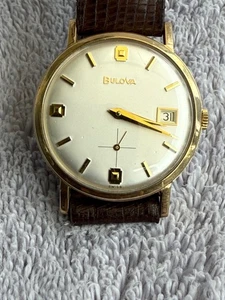 Vintage Bulova 10k RGP Herrenuhr Top Zustand - Läuft - Bild 1 von 10