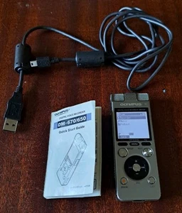 Olympus DM-650 Digital Voice Recorder - Picture 1 of 3