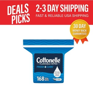 Fresh Care Adult Flushable Wipes - Biodegradable & Chemical-Free, 1 Refill Pack - Picture 1 of 7