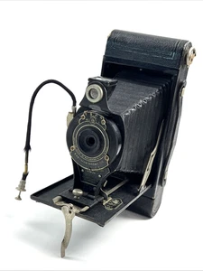 Antique Eastman Kodak No. 2A Folding Cartridge Hawk-Eye Model B Camera - As Is - Picture 1 of 22
