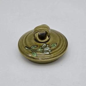 Metlox Poppytrail Blue Dahlia Sugar Bowl Lid ONLY Green NO SUGAR BOWL USA - Picture 1 of 9