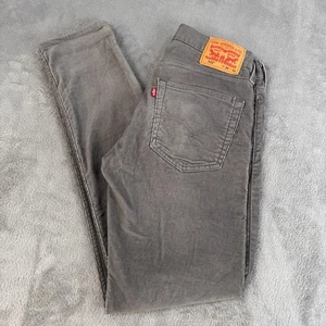 Pantalone uomo Levis 512 velluto a coste 30x31 (etichetta 30X32) grigio slim fit spedizione gratuita - Foto 1 di 6