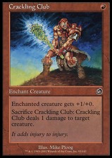 Crackling Club x1 1x FOIL Torment LP MTG