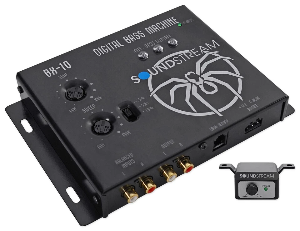 SOUNDSTREAM BX-10 Digital Bass Booster Reconstruction Sound Processor+Remote - Image 1 of 4