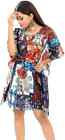 Kaftan Tunic Dress Women Plus Size Loose Hippy Kimono Sleeve Caftan Nightwear