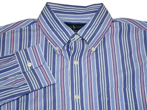 Ralph Lauren Herren Gr. - XL lila gestreift Langarm Button Down - Bild 1 von 5