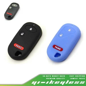 1X Silicone Case Cover For Honda Accord Civic Pilot Entry Remote Key 3 Buttons - Picture 1 of 7