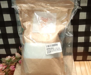 ROSE'S PEARLED CANDLES , UNSCENTED , WHITE 26 oz w/ Wicks Non Toxic Plant Based - Bild 1 von 4