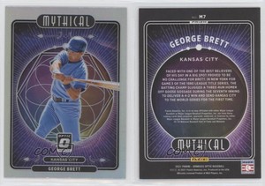 2021 Panini Donruss Optic Mythical Holo Prizm George Brett #M7 HOF