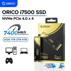 ORICO 1TB NVMe SSD PCIe 4.0 Up to 7400MB/s M.2 SSD 2280 PCIe 4.0X4 Game SSD - Picture 1 of 9
