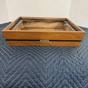 DUAL 1225 ORIGINAL WOOD PLINTH BASE WITH BOTTOM - EXCELLENT CONDITION - Picture 1 of 5