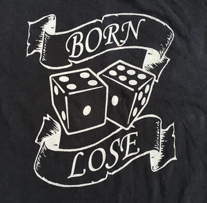FTB Born To Lose Longsleeve Shirt - Large - Dice Skater Punk Rock Grunge RARE - Picture 1 of 6