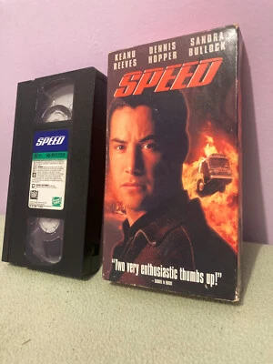 Speed VHS 1994 Keanu Reeves Sandra Bullock Fantastic Shape Vintage - Image 1 of 4