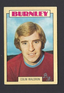 A & B C GUM - FOOTBALLERS (BLUE, 1-131) - #94 COLIN WALDRON, BURNLEY