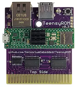 TeensyROM Patrone für Commodore 64/128: MIDI, Fastload, Emulation und Netzwerk - Bild 1 von 12