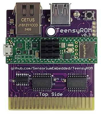 TeensyROM Cartridge für Commodore 64/128: MIDI, Fastload, Emulation und Netzwerk - Bild 1 von 4
